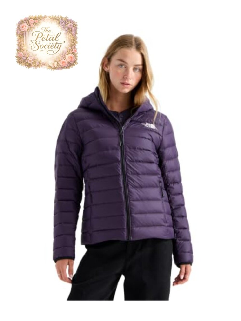 Women's 700 Fill Down Hooded Quilted Jacket Recycled Nylon